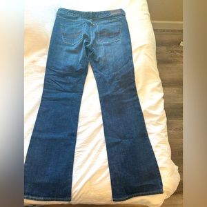 Express Stella low rise Boot Leg Jeans